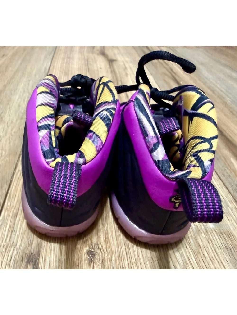 Nike Little Posite One DQ6213-500 Purple Pink Sneakers Shoes US Baby Toddler 7C